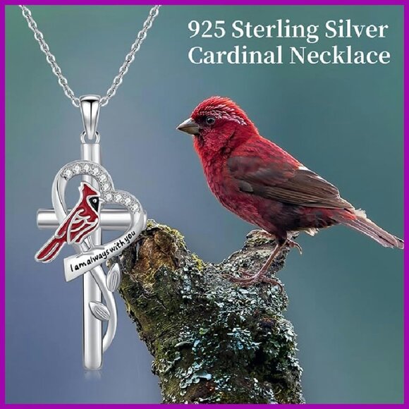 Sterling Silver Cross Pendant Necklace 18 Inch Chain Religious Gift - Picture 7 of 7